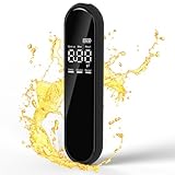 CUOLL Voice-Enabled ???????????? ?????? - Contactless Alcohol Tester with Digital Blue LED Display and Audio Prompts | Ideal for Home or Party Use