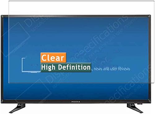 Vaxson Paquete de 3 protectores de pantalla, compatibles con Insignia NS-32DR311NA17  32DR310NA17 TV TPU adhesivo (no vidrio templado)