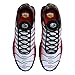 Nike Air Max Plus Men's Shoes (DM0032-017, Pure Platinum/University Red/Black/White) Size 10.5