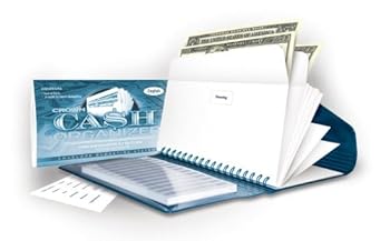 Vinyl Bound Cash Organizer Book