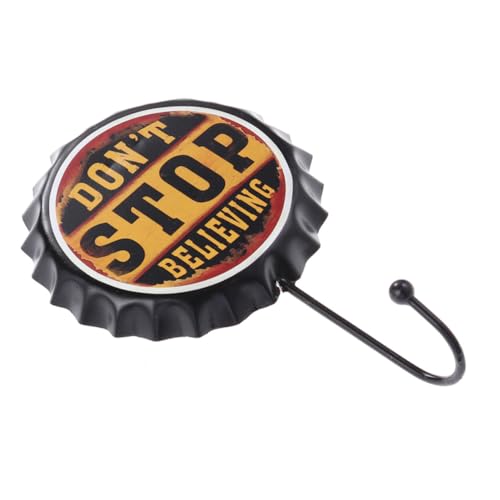 OFFIGAM Ganchos sin Necesidad de Clavos ni Taladros Retro de Hierro Forjado para Colgar Tapas de Botellas de Cerveza Diseño Único Decoración para Bar y Hogar