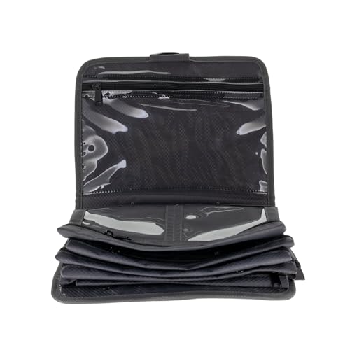 Image of Reaction Tackle Deluxe Bait Binder, Water Resistant Soft Bait Storage System for Soft Plastics and Rigs with Zippered Sleeves, Speed Binder