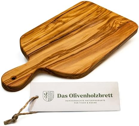 DAS OLIVENHOLZBRETT® / Brotzeitbreit Olivenholz oval/Frühstücksbrett