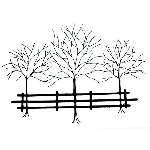 Double Duck Large Metal Wall Art - Winter Trees Cover