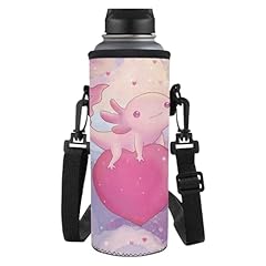 Axolotl with Pink Heart Printed