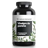 Vinaigre de Cidre de Pomme 1500mg avec la Mère et Chrome – Favorise la Santé Glycémique*, 180 Gélules pour 3 Mois, Hautement Dosé – Sans Additifs & Testé en Laboratoire
