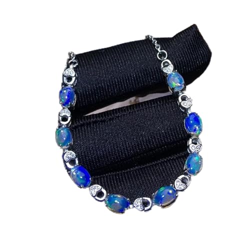 Bracelet opale naturelle argent 925 : le cadeau d'amour idéal pour votre femme