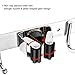 POPRUN Colgador de Escobas y Fregonas Adhesivos Pared, Acero Inoxidable Organizador Soporte...