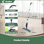 Eyliden Spray Mop with Cleaner Solution | 40ml Bio-Enzyme Floor Cleaner Concentrate - pH Neutral, 2 Microfiber Pads, Long-Lasting Freshness, Effective All-in-One Wet Mops Safe for All Floor Cleaing - Image 2