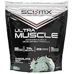 SCI-MX Ultra Muscle - Protein Powder for Muscle Development + 23 Vitamins & Minerals - Chocolate Mint • 56g Protein + 5g Creatine + 7.8g BCAAs per Serving • 1.5kg