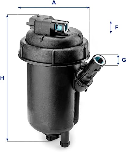 Ufi Filters, Filtro Gasolio 55.152.00, Filtro Carburante Per Ricambio, Adatto Ad Auto, Applicabile Su Diversi Modelli Opel E Vauxhall - 3