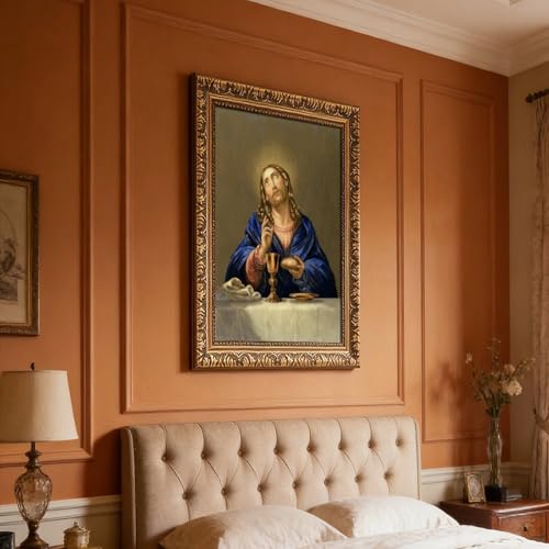 Impression sur toile Jésus-Christ Kitsch idée cadeau originale pour décoration murale - 7
