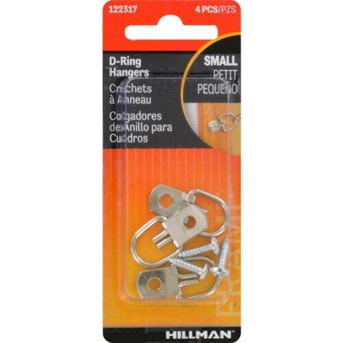 Image of Hillman, Small 122317 D-Ring Hanger, Color
