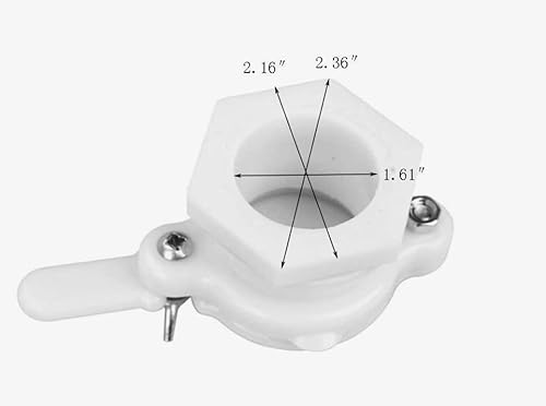 Miniatura 5 de House Naturals Cubo plástico de la categoría alimenticia de la miel con la puerta de la miel para la apicultura y el tornillo en la tapa, hecho en