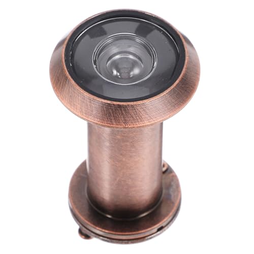 PENIKOKO 防犯対策用広角ドアビューアー 高画質レンズ搭載 木製 防盗門対応 取り付け簡単 プライバシーカバー付き 一人暮らし 賃貸玄関に