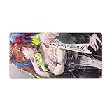 マウスパッド ゲーミング 大型 ダイワスカーレット テーブルマット デスクパッド 防水 防油 断熱 清潔しやすい 滑り止め ゴムベースデスクマット 仕事 ゲーム オフィス ホーム用 おしゃれ 30x60cm