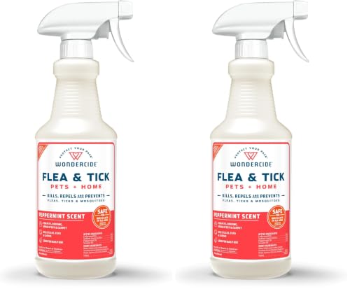 Image of Wondercide Peppermint Flea & Tick Spray for Pets Plus Home with Natural Essential Oils 16 fl. oz. (Pack of 2)
