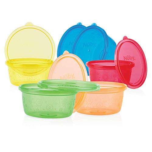 Lot de 6 pots de conservation 300 ml - Nuby