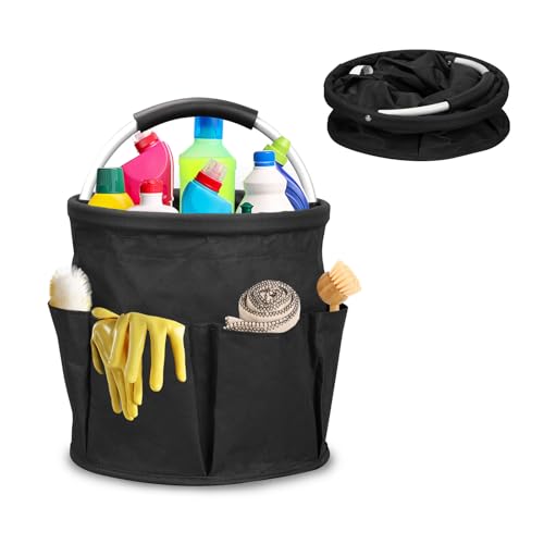 17L Organizador Productos Limpieza, Cesta Productos De Limpieza Plegable Bolsa Limpieza Con Asa Y 6 Bolsillos Cesta Organizadora Productos Limpieza Cesta De Limpieza Profesional 17L Organizador Productos Limpieza, Cesta Productos De Limpieza Plegable Bolsa Limpieza Con Asa Y 6 Bolsillos Cesta Organizadora Productos Limpieza Cesta De Limpieza Profesional
