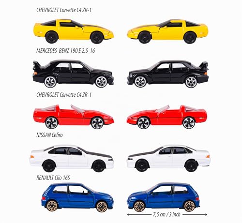 Coffret 5 Voitures Miniatures Majorette Youngster 212052021 – Années 1990, Métal - vue 5