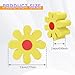 Surosha Daisy Car Antenna Topper, Car Antenna Decoration, Vehicle Roof Toppers Cute Daisy Aerial Ball Dashboard Accessory, Auto Accessories Decoration Roof Aerial Foam Ball for Women Men (Yellow)