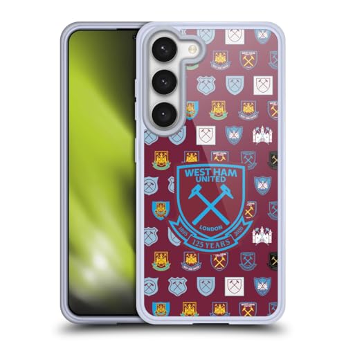 Funda Samsung S23 5G West Ham United FC carcasa silicona flexible escudo fútbol original