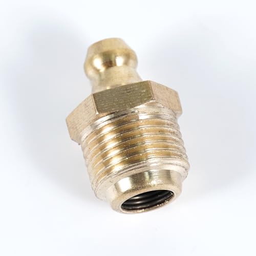 Rosca macho M10 x 7 mm en pack de 5 boquillas de engrase recto Unifizz de 1 mm 3