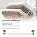 FTVOGUE Towel Holder Rod Minimalist Light Luxury Acrylic Wall Mounted Towel Bar for Bathroom with Installation Tool for Home Hotel Apartment (50cm)