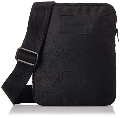  Calvin Klein Borsello ck code tracolla S jacquard K50K508172 0IL black mono