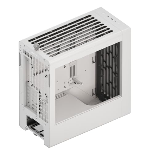 HAVN BF 360 ATX Mid Tower PC Case – Semi-Open SGCC Steel Frame, SimpliCable Cable Management, Detachable Top Bracket, Quiet Operation, Premium Steel Build – White by HAVN - Image 5