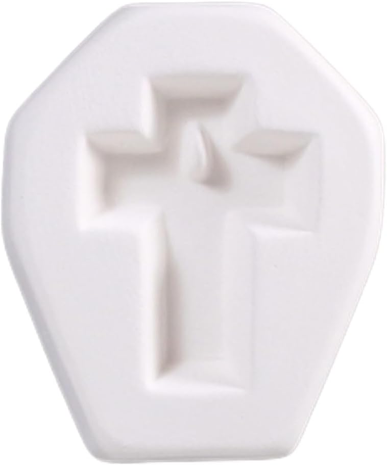 3.25"X 2.75" Deep 1.25" Petite Cross Mold Glass Fusing