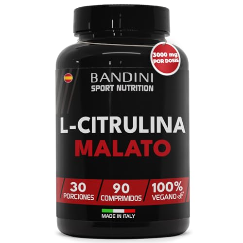 Bandini L-Citrulina Malato 90 Comprimidos, 100% Vegan