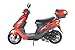 HHH 50cc Scooter Gas Street Scooter Fully Automatic 50cc Bike Moped with Matching Trunk for Youth and Adult (Black Color) (Factory Packaged)