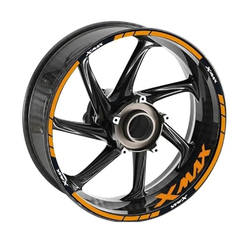 Bande jante réfléchissante étanche pour roue moto Yamaha X-Max 300