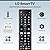 AKB75375604 LG TV Remote Control Replacement for Smart TV - Easy Setup Remote, Streaming Shortcuts - Works with LG 4K, UHD, LED, OLED Smart HDTV Models (AKB75095307 AKB74915305 AKB76040302)