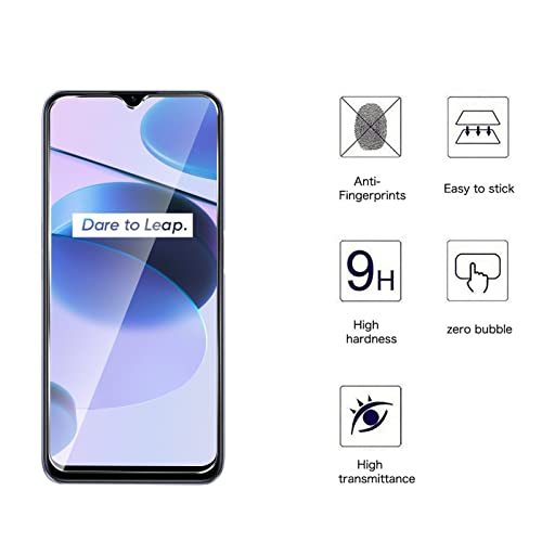 WFTE [2-Pezzi Vetro Temperato per OPPO Realme C35