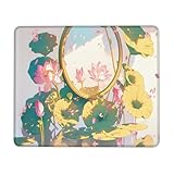 【MATÉRIEL CONFORTABLE ET DURABLE】tapis de souris la surface est faite de matériau de haute densité, fournissant une sensation de mouvement de souris lisse et cohérente. Le bord adopte la technologie de verrouillage fin/double couture, empêchant efficacement le pillage et le détachement du fil après une utilisation à long terme, durable et toujours maintenant une nouvelle apparence.