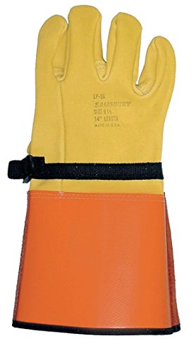 Elec Glove Protector, 10, YLW/Orange, PR