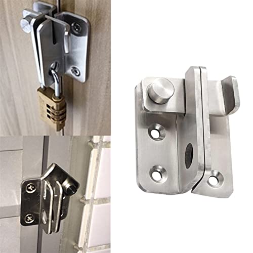 Cerradura de cerrojo de puerta corrediza ideal para optimizar el espacio en baños y salones 5