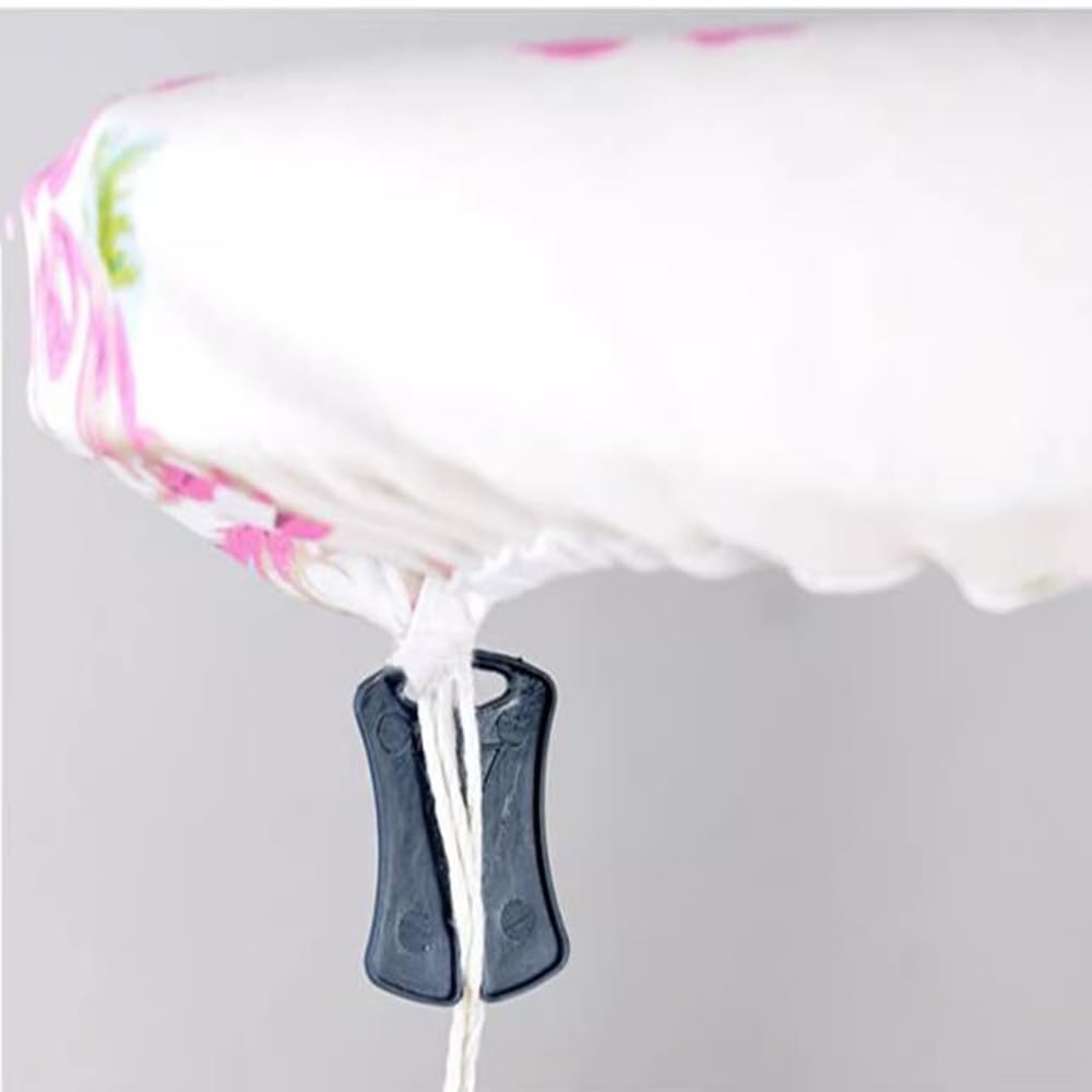 Funda para Tabla de Planchar de 15 x 48 Pulgadas, Almohadilla de algodón Resistente al Calor, se Adapta a tamaños estándar, Almohadilla de Planchado de Repuesto, Ajustable (platea