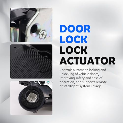 Image of HiSport Door Lock Actuator Rear Left Driver Side 931-430 Compatible with Toyota Camry 2002-2006, Corolla 2005-2008 Replaces 69060-AA040