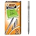 Produktbild Bic Round Stic Xtra Life Kugelschreiber, mittlere Spitze, 1,0 mm, Schwarz, 12 Stück