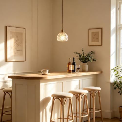 Lámpara de techo moderna sin sombras molestas para la mesa de comedor 5