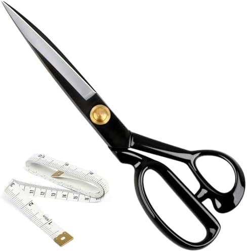Fabric Scissors Professional 10 inch Heavy Duty Scissors for Leat...