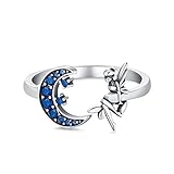 Anello d'argento carino - Cute ring crafted in 925 sterling silver with high quality 5A cz stones. Will not change color or darken, tarnish resistant, lead and nickel free, 100% safe for sensitive skin.