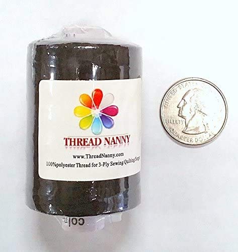 Hilos de coser ThreadNanny 3-PLY poliéster 10 hilos miniatura 3