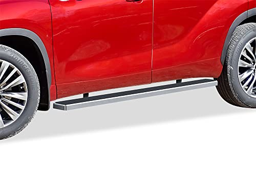 Estribos laterales de acero inoxidable para Toyota Highlander