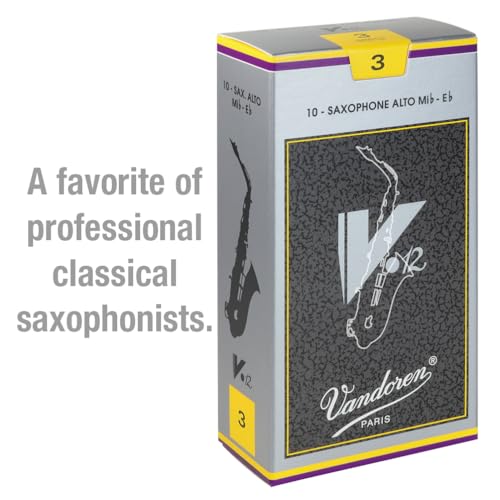 image for Vandoren SR613 Alto Sax V.12 Reeds Strength 3; Box of 10, #N/A