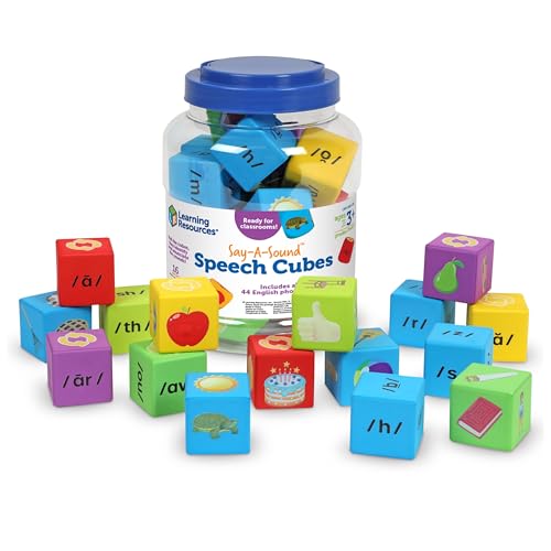 Learning Resources Say-a-Sound Speech Cubes
