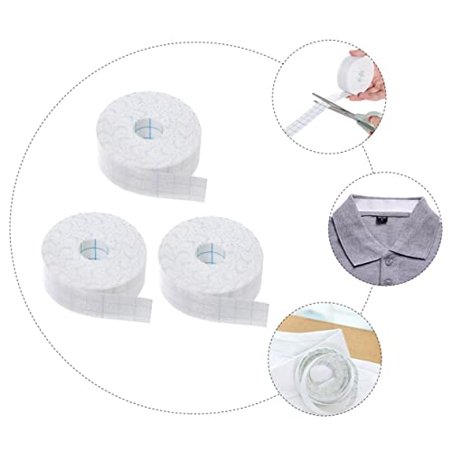 Mipcase Chapéu Antissuor De Decote Com 3 Rolos Fita Antissuor Fita De Axila Protetor De Faixa Antiss